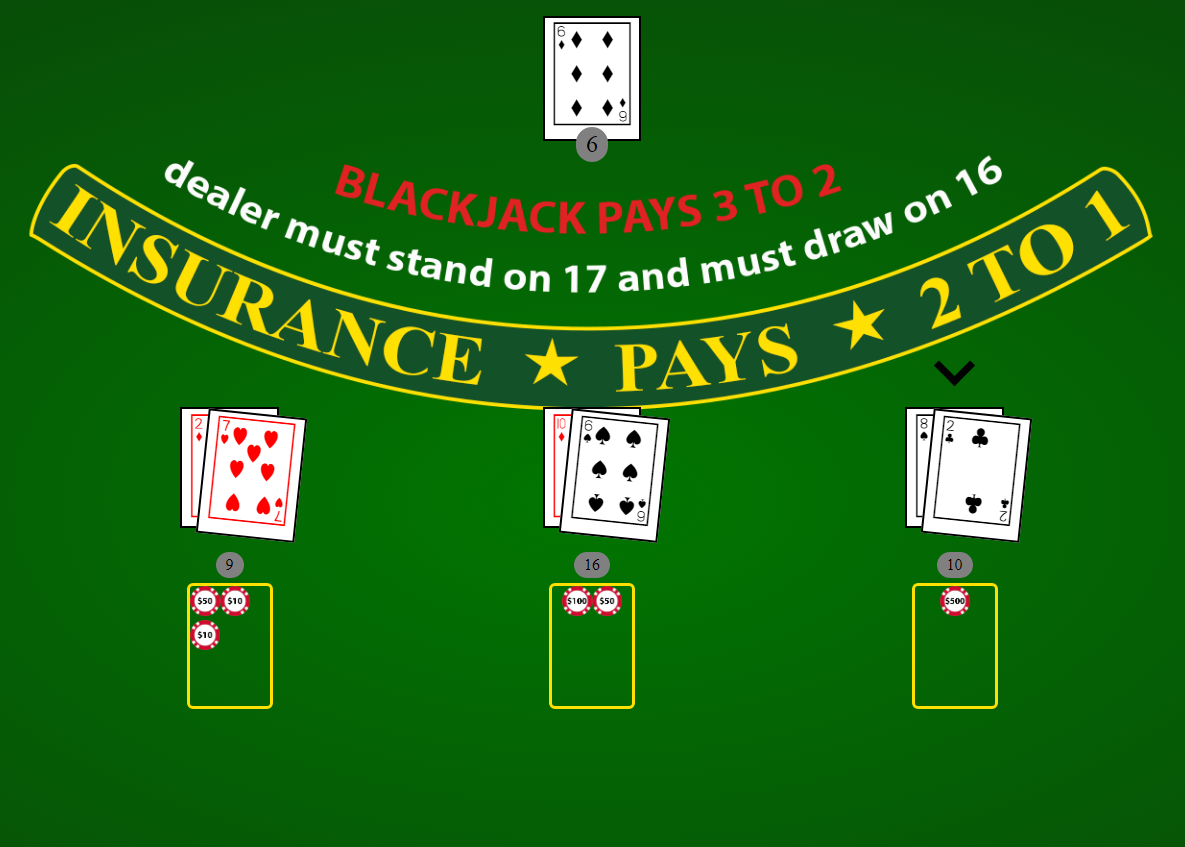 Image of black jack site